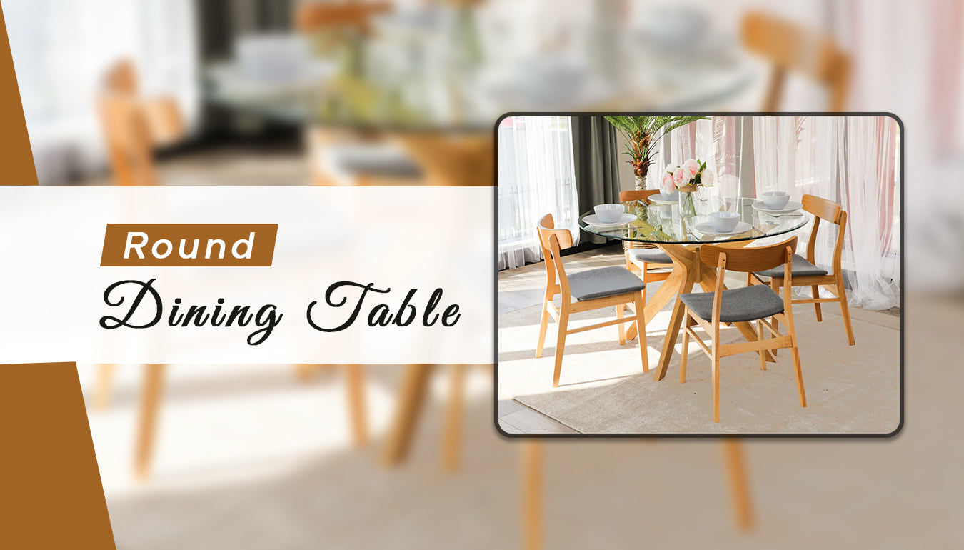 Round dining table sets