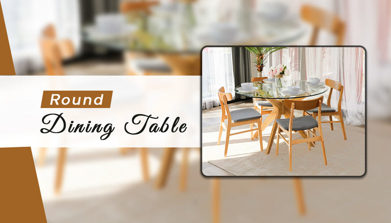 Round dining table sets