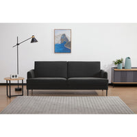 Ariya 3 Seater Fabric Sofa Charcoal