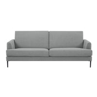 Ariya 3 Seater Fabric Sofa Light Grey