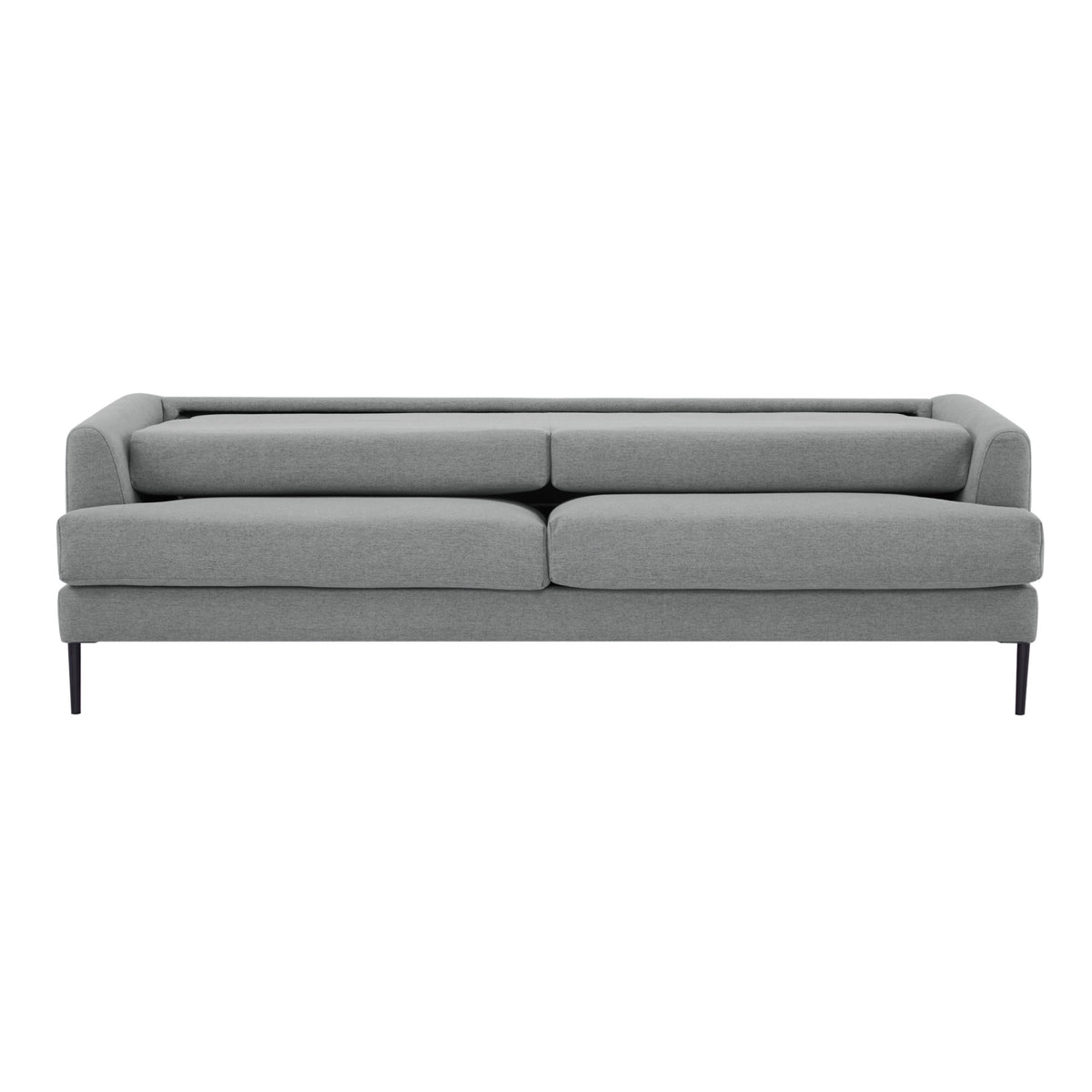 Ariya 3 Seater Fabric Sofa Light Grey