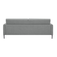 Ariya 3 Seater Fabric Sofa Light Grey
