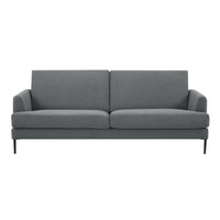 Ariya 3 Seater Fabric Sofa Mid Grey
