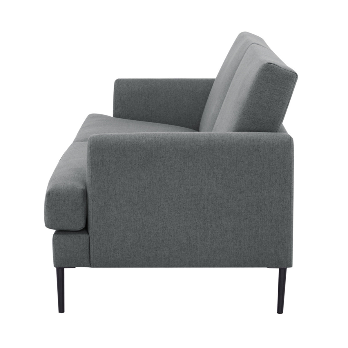 Ariya 3 Seater Fabric Sofa Mid Grey