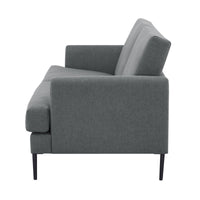 Ariya 3 Seater Fabric Sofa Mid Grey