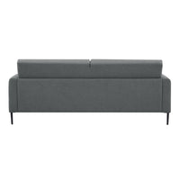 Ariya 3 Seater Fabric Sofa Mid Grey