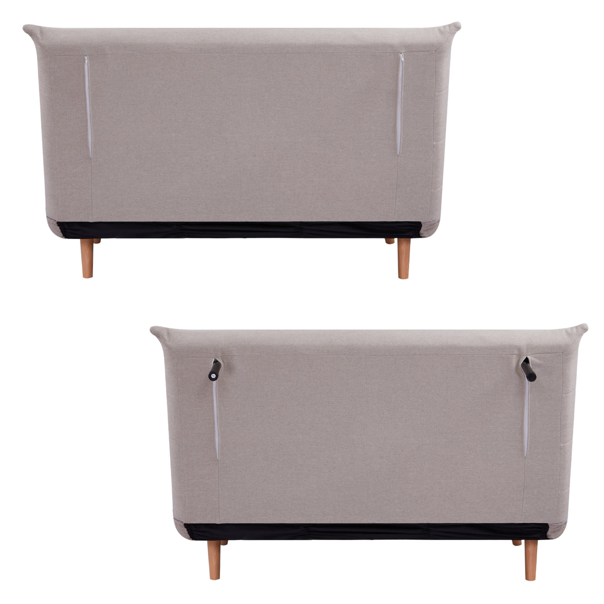 Audrey 2 Seater Sofa Bed Beige