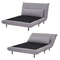 Audrey 2 Seater Sofa Bed Grey