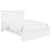 Beechworth Bed Frame Queen Size Mattress Base Solid Pine Timber Wood - Grey