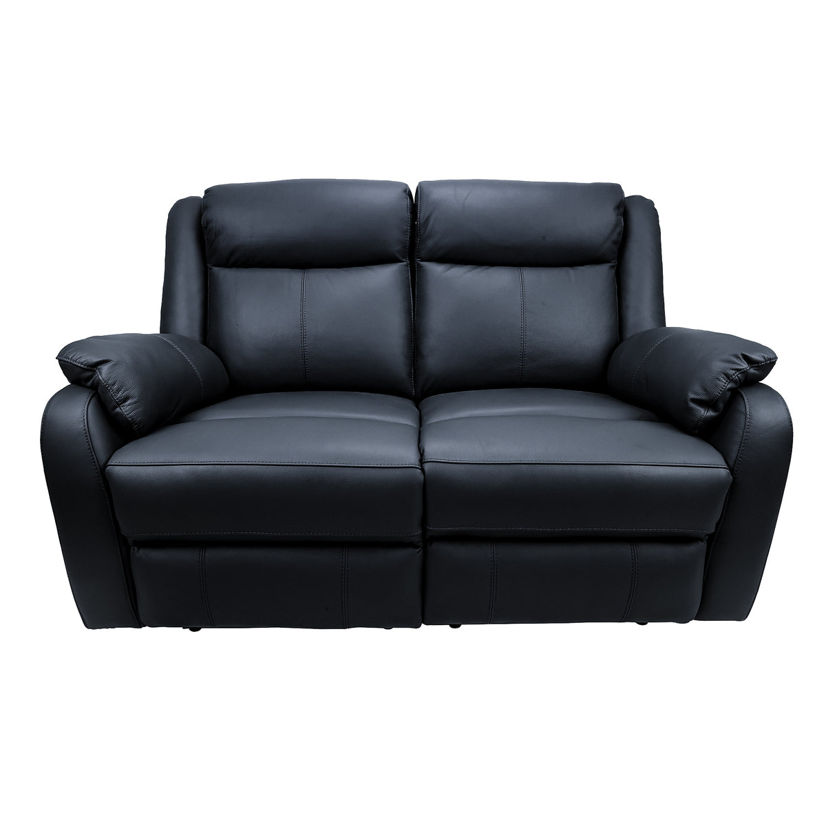 Bella 3+2+1 Seater Leather Electric Recliner Sofa Lounge Black