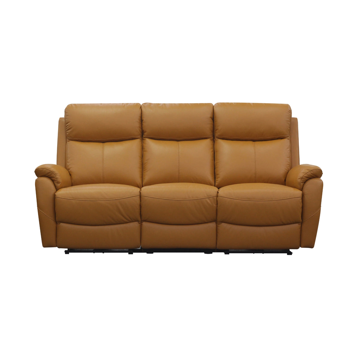 Berkeley Leather Electric Recliner Sofa Suite 3 + 1 + 1 Tangerine
