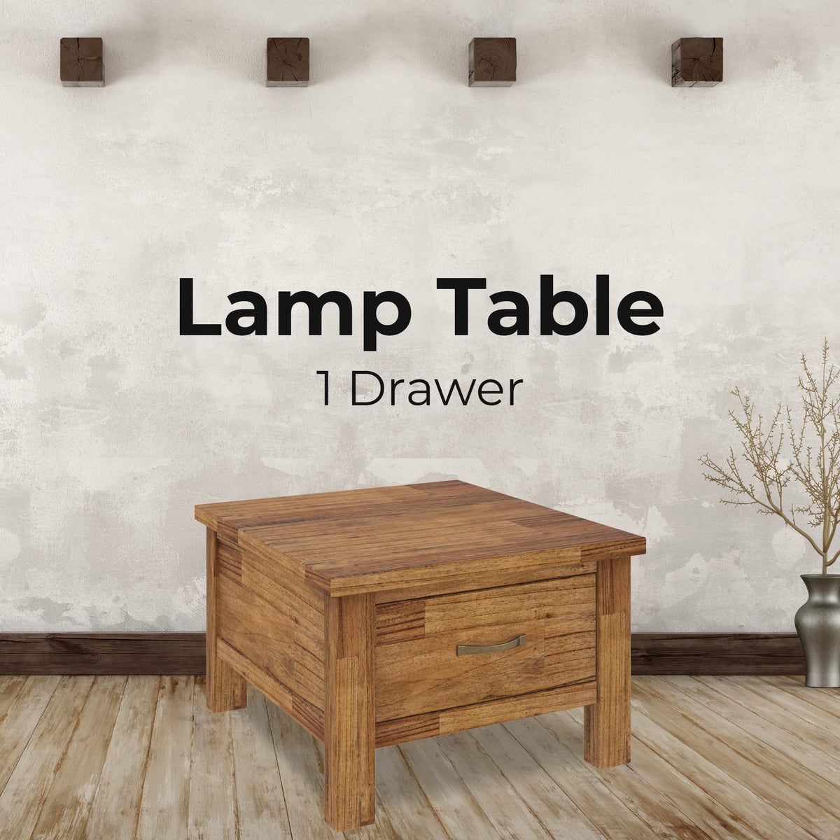 Birdsville Lamp Table 70cm Coffee Side Laptop Desk Bedside Sofa End - Brown