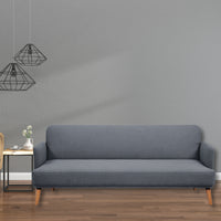 Brianna 3 Seater Fabric Sofa Bed Dark Grey