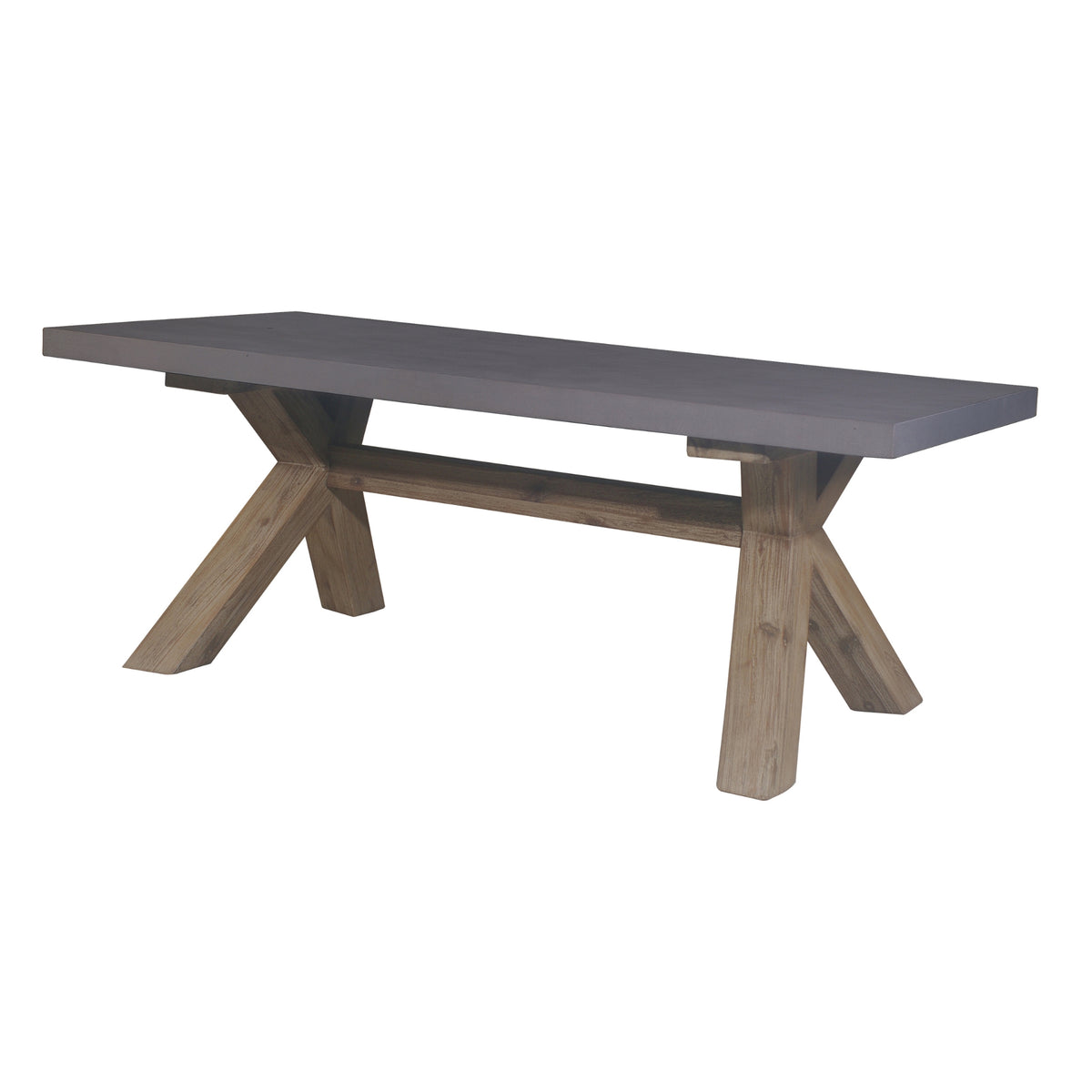 Byron Outdoor PolyCement Top Coffee Table Grey 