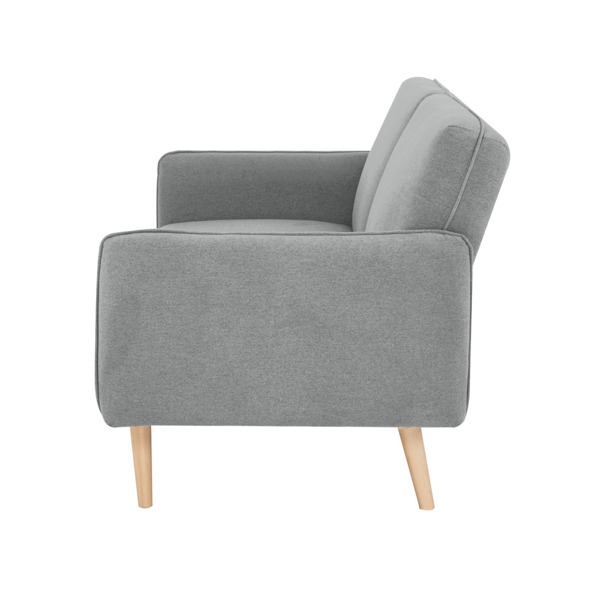 Celia 3 Seater Fabric Sofa Bed Light Grey