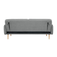 Celia 3 Seater Fabric Sofa Bed Light Grey