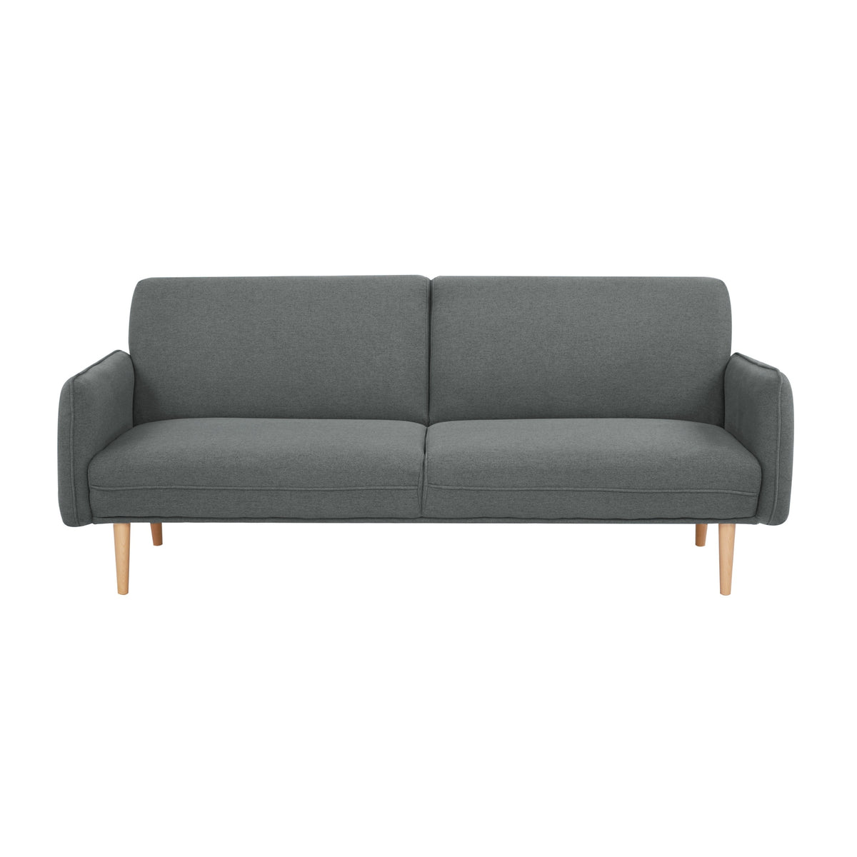 Celia 3 Seater Fabric Sofa Bed Mid Grey