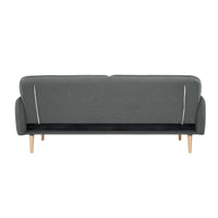 Celia 3 Seater Fabric Sofa Bed Mid Grey