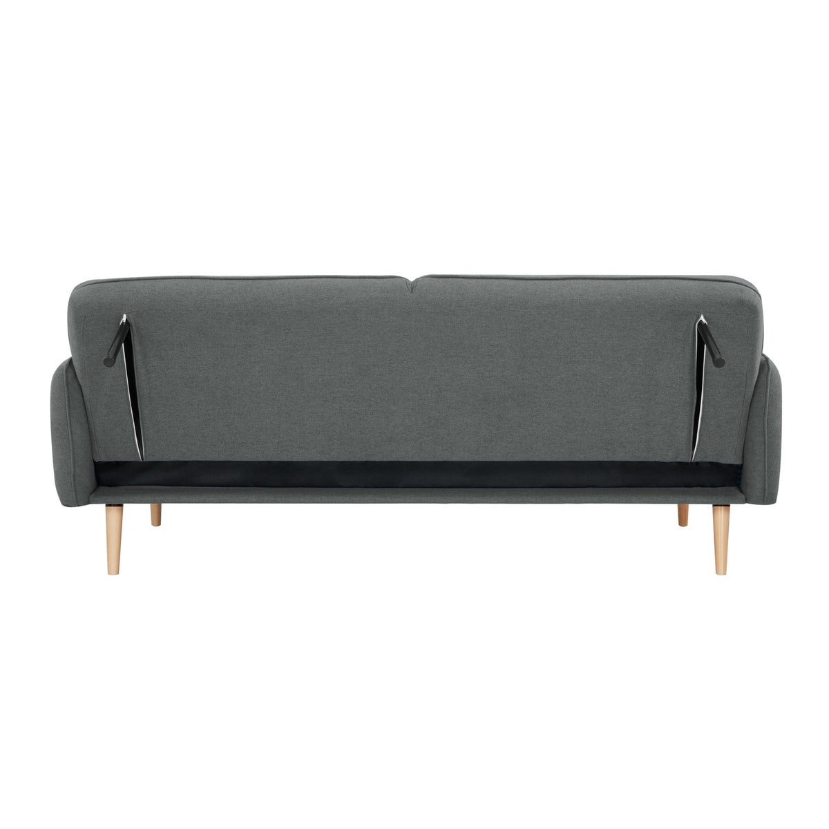 Celia 3 Seater Fabric Sofa Bed Mid Grey