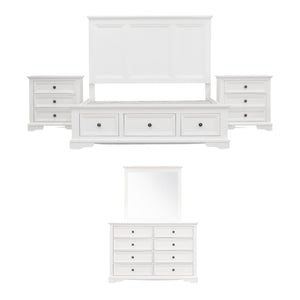 Celosia 5pc Bed Frame Bedside Dresser Suite King