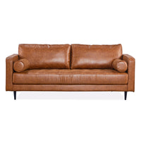 Chelsea Fabric Sofa 2 Seater Light Brown