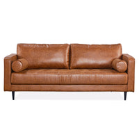Chelsea Fabric Sofa 3 Seater Light Brown
