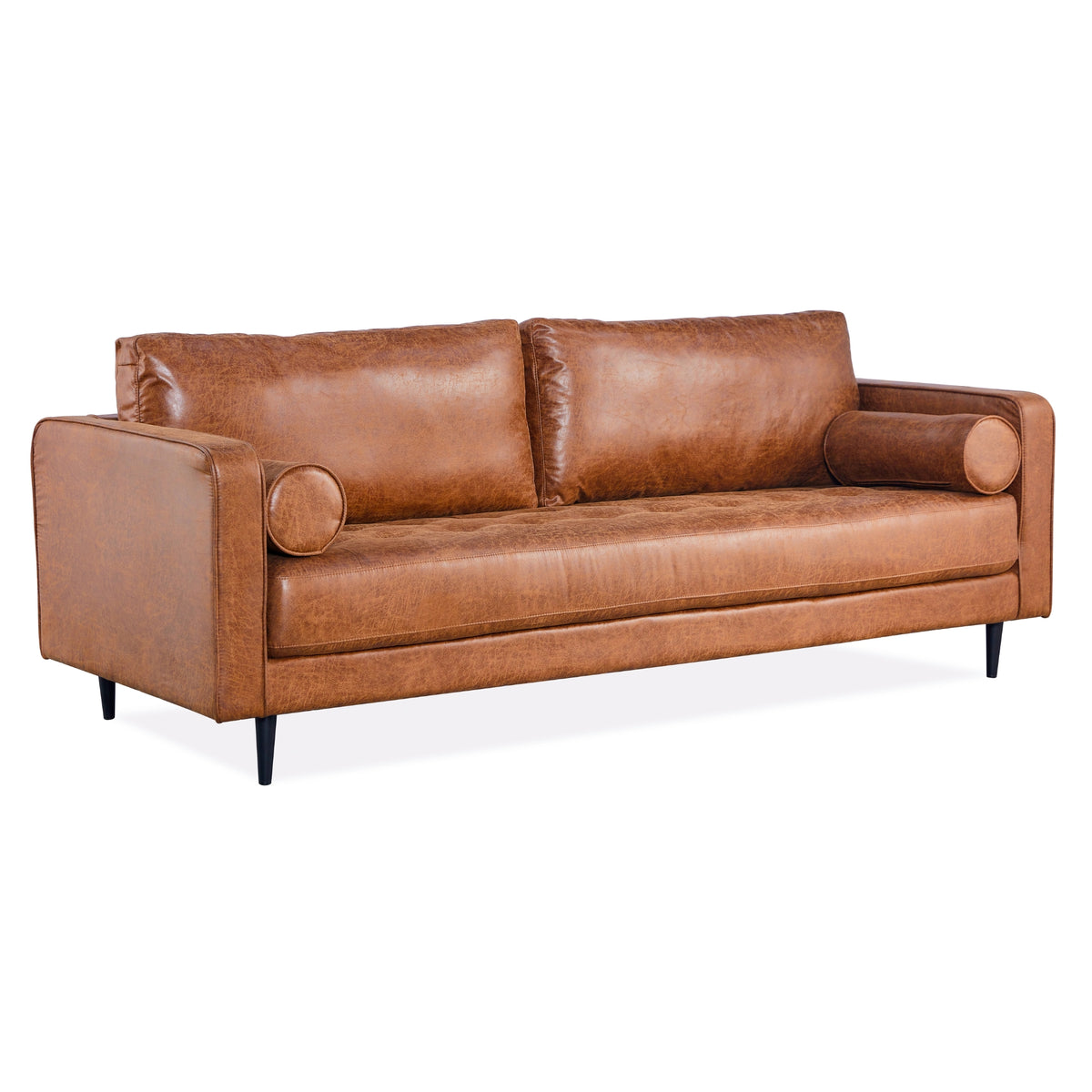 Chelsea Fabric Sofa 3.5 Seater Light Brown