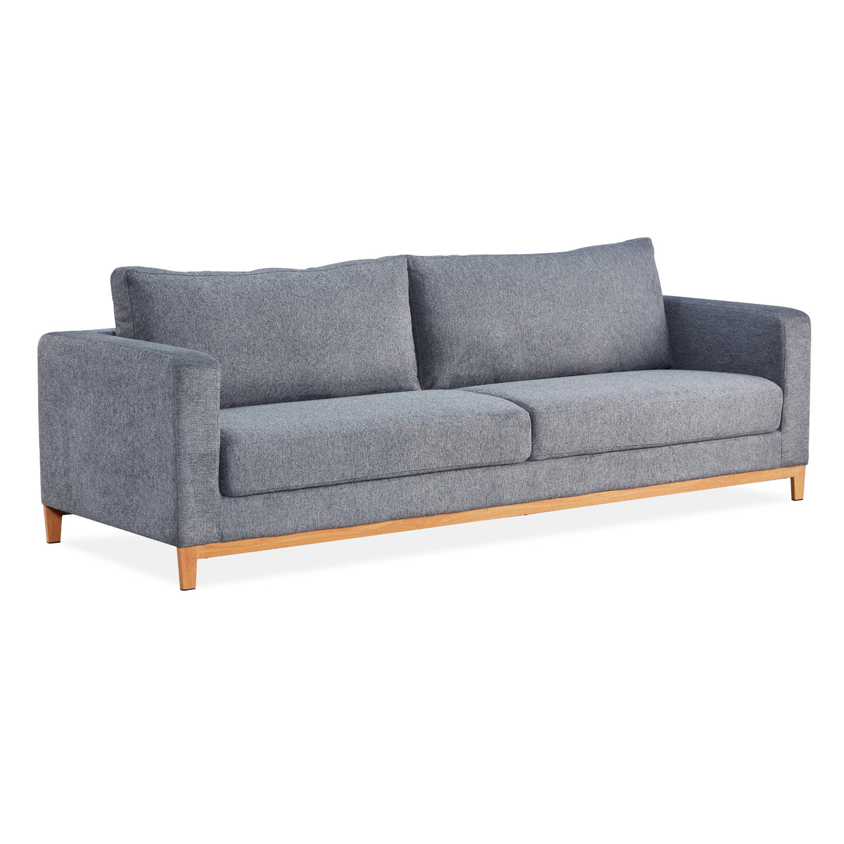 Emily Fabric Sofa 3 Seater Grey