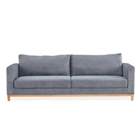 Emily Fabric Sofa 4 Seater Grey