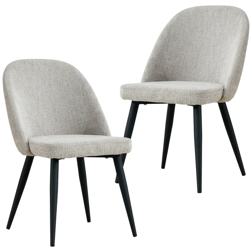 Erin Set of 2 Dining Chair Grey 