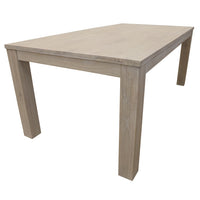 Foxglove Dining Table 150cm Solid Mt Ash Wood Home Dinner Furniture - White