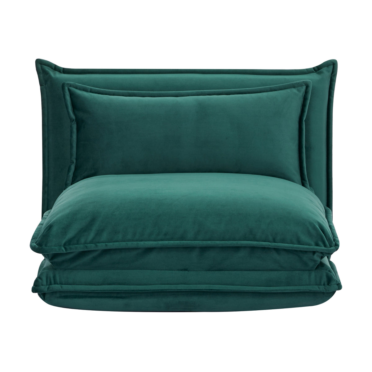 Happy Folding Sofa Bed Single Dark Green