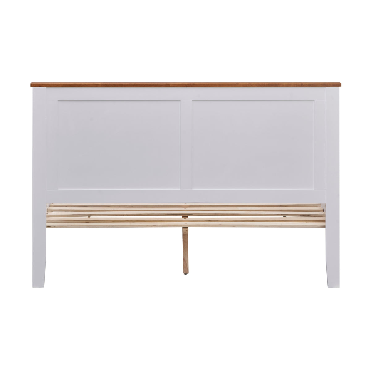 Harbourview Double Bed Frame Brown White