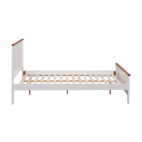 Harbourview Queen Bed Frame Brown White