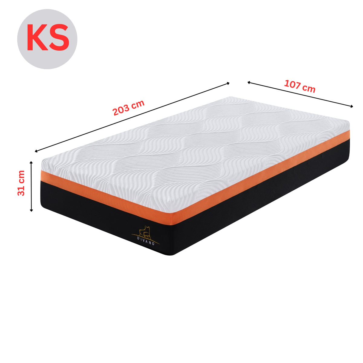 Heavenly Memory Foam Mattress King Single