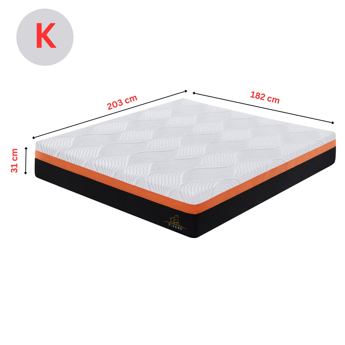 Heavenly Memory Foam Mattress King