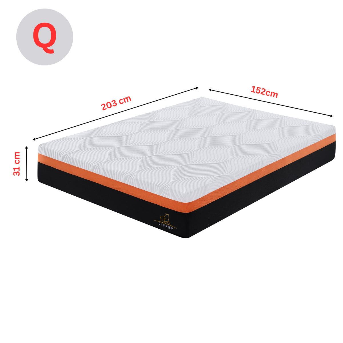 Heavenly Memory Foam Mattress Queen
