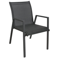 Iberia 13pc Outdoor Extensible Dining Table Chair Set Charcoal