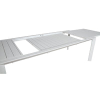 Iberia 13pc Outdoor Extensible Dining Table Chair Set White