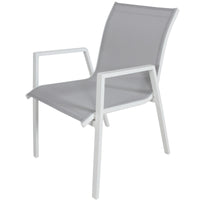 Iberia 13pc Outdoor Extensible Dining Table Chair Set White