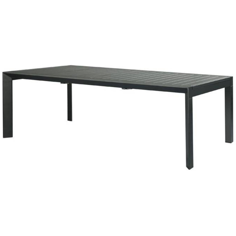 Iberia 230-345cm Outdoor Extensible Dining Table Charcoal 
