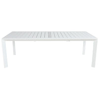 Iberia 230-345cm Outdoor Extensible Dining Table White 