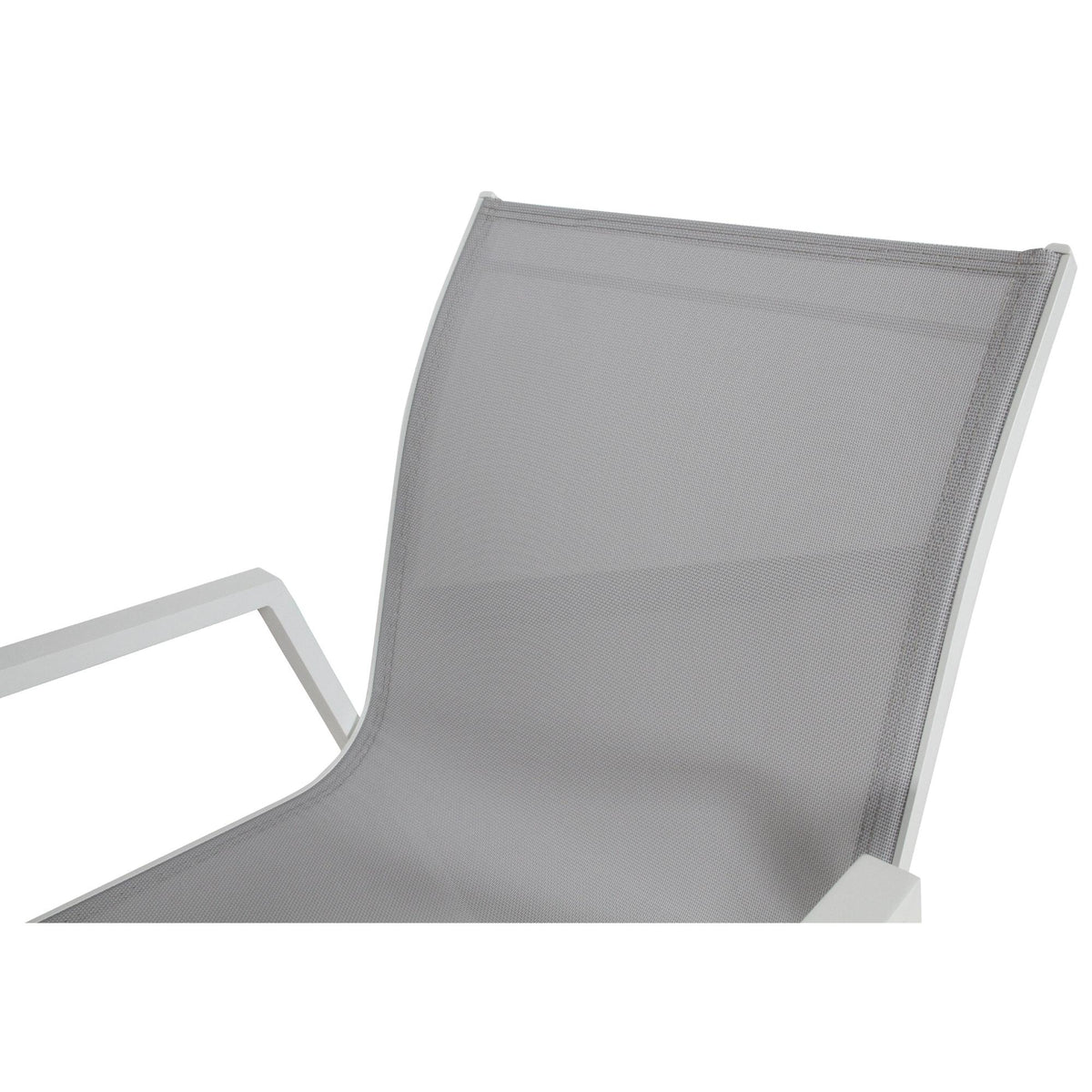 Iberia 2pc Set Outdoor Dining Chair White