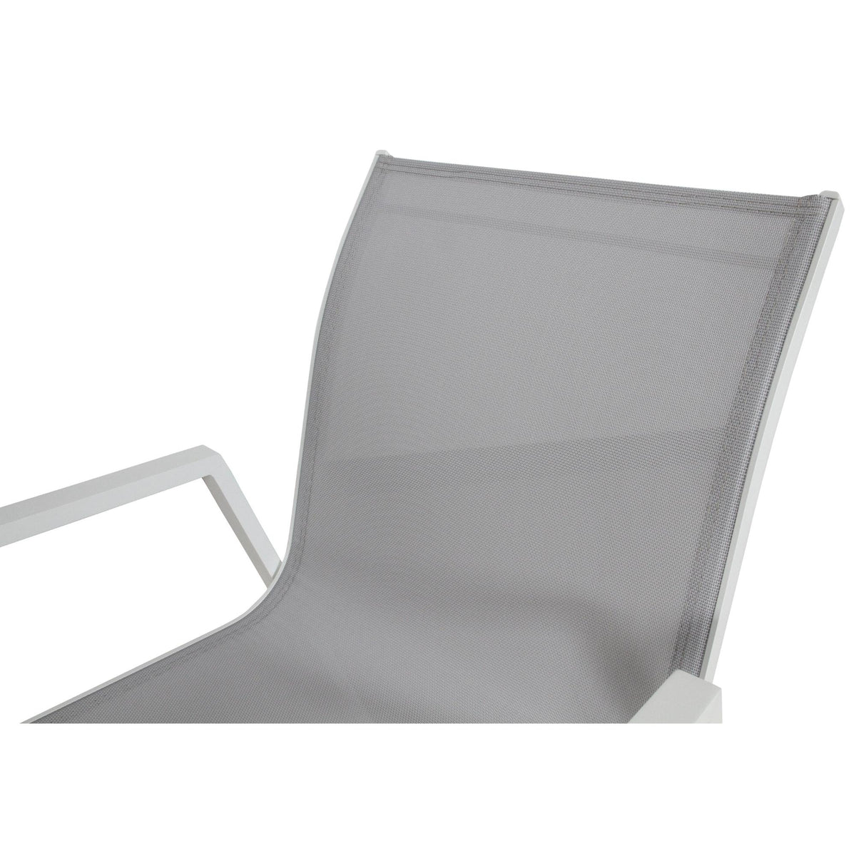 Iberia 2pc Set Outdoor Dining Chair White 