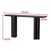 Imogen 160cm Console Hallway Entrance Table Black