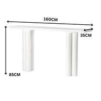 Imogen 160cm Console Hallway Entrance Table White