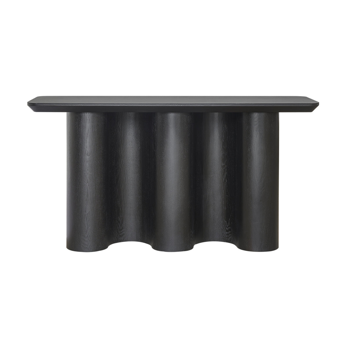 Jaya Wave 150cm Console Hallway Entrance Table Black