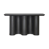 Jaya Wave 150cm Console Hallway Entrance Table Black