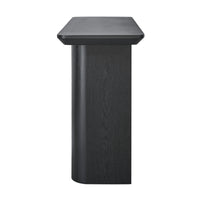 Jaya Wave 150cm Console Hallway Entrance Table Black
