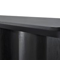 Jaya Wave 150cm Console Hallway Entrance Table Black